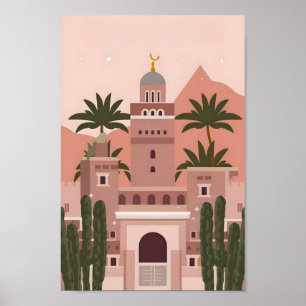 Poster Maiestoso Marrakech City Elegance 4.000 Visões
