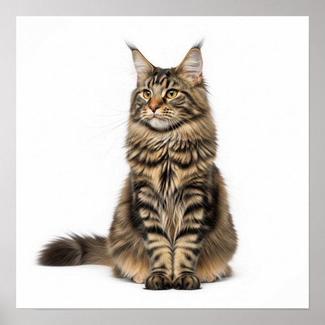 Poster Maiexpressa Maine Coon Art (Frente)
