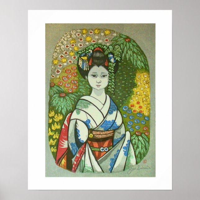 Poster Maiko Sekino Junichiro 1960 (Frente)