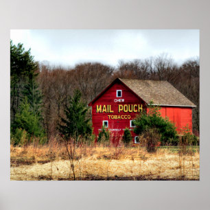 Póster Mail Pouch Barn