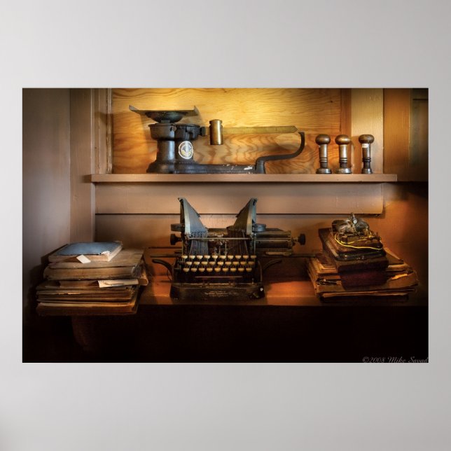 Póster Mailman - No escritório poste (Frente)