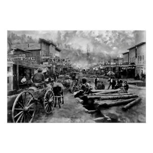 Póster Main Street DEADWOOD 1876
