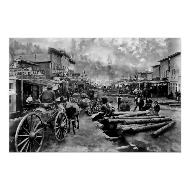 Póster Main Street DEADWOOD 1876 (Frente)