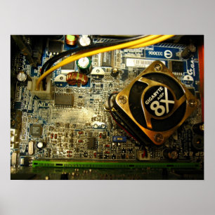 Póster Mainboard do computador