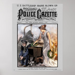 Poster Maine da gazeta da polícia