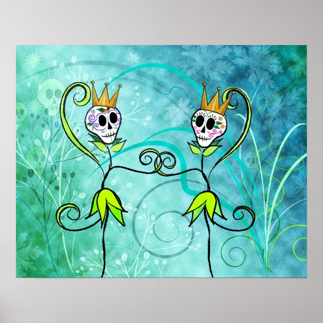 Póster Maio Flores Açúcar Poster/Impressão (Frente)