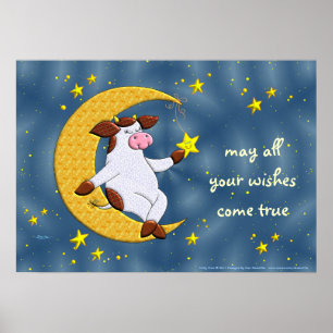 Póster Maio todos seus desejos vêm verdadeiro