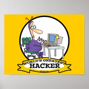 POSTER MAIOR CARTÃO DE HACKER DO MUNDO