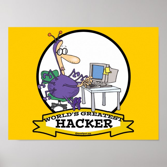 POSTER MAIOR CARTÃO DE HACKER DO MUNDO (Frente)