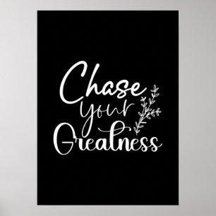 Poster Maior Chase - Motivação do sucesso do Hustle Gym
