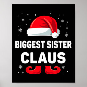 Poster Maior Irmã Claus da Família de Natal Correspondent