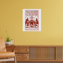 Poster Maior que todo o nosso mundo 1
