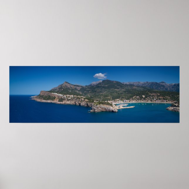 Poster Maiorca - Panorama de Port de Soller (Frente)