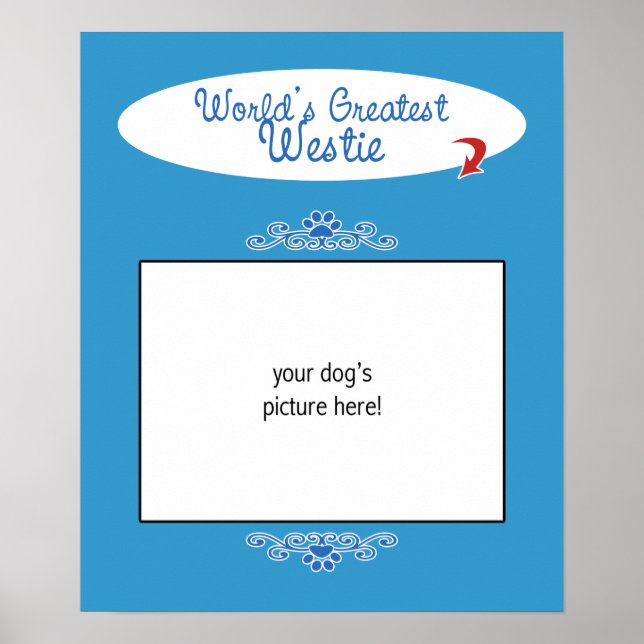 Póster Maioria dos Mundos Personalizados (Frente)