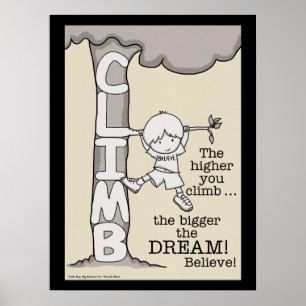 Poster Mais alto da escalada