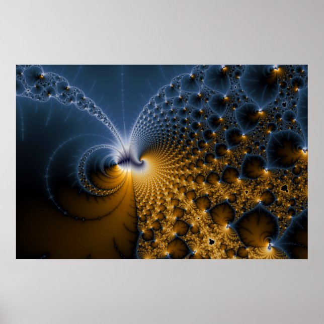 Póster Mais - Arte Fractal (Frente)