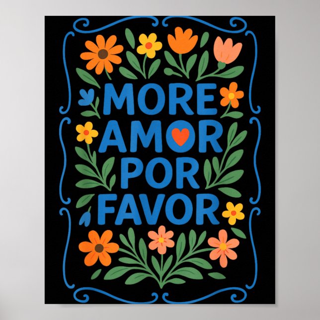 Poster Mais Cotações de Amor Latino Espanhol Amor  (Frente)