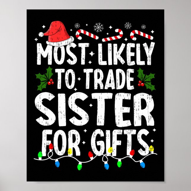 Poster Mais Gosta De Trocar Mães Da Família Xmas Irmã De  (Frente)