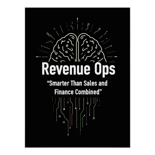 Póster Mais inteligente do que vendas e finanças - operaç (Frente)