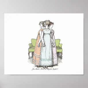 Poster Mais jovem e mais alto, Jane Austen Orgulho e Prec