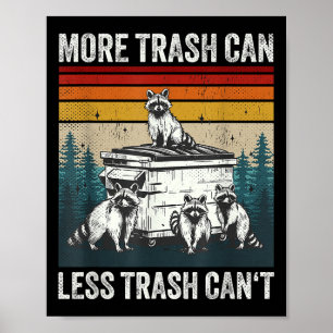 Poster Mais Lixo Menos Lixo Não Pode Humor Retrô Engraçad
