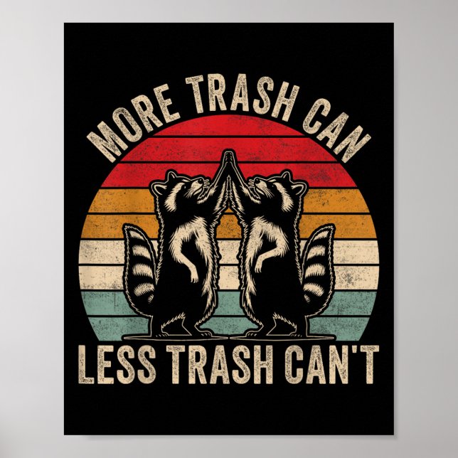 Poster Mais Lixo Pode Menos Lixo Não Pode, Insra Retro En (Frente)