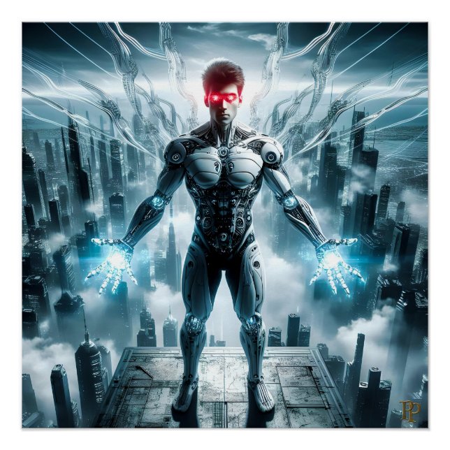 Póster Mais Máquina Que Homem (Frente)