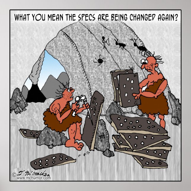 Poster Mais mudanças nas especificações?! (Frente)