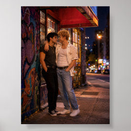 Poster Mais perto que a música | Projeto de Arte Gay