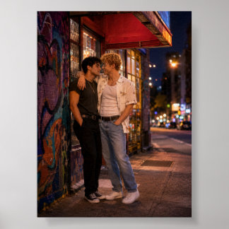 Poster Mais perto que a música | Projeto de Arte Gay