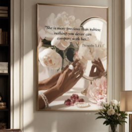 Poster “Mais Precioso que Rubis "