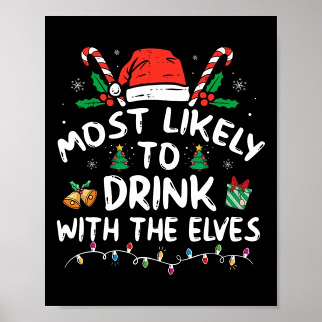 Poster Mais Propenso a Beber Com os Elfos Bebida de Elfo  (Frente)