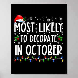 Poster Mais Propenso a Decorar em Outubro Diversão Famíli
