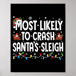 Poster Mais Propenso a Derrubar o Trenó do Papai Noel Fam
