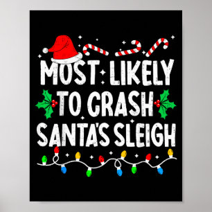 Poster Mais Propenso a Derrubar o Trenó do Papai Noel Fam