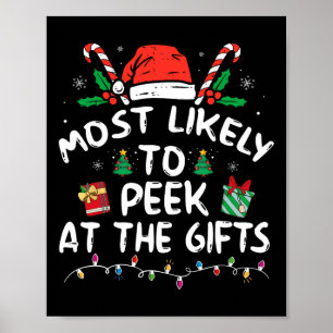 Poster Mais Propenso a Espiar os Presentes do Papai Noel 