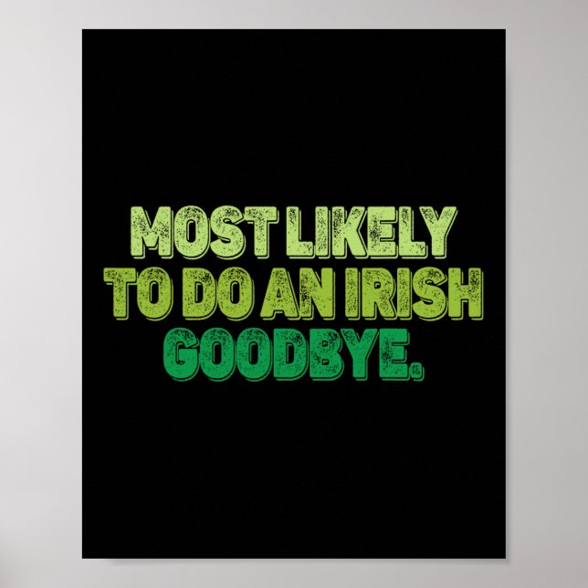 Poster Mais Propenso a Fazer um Adeus Irlandês 2 (Frente)