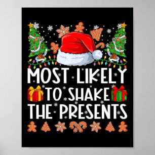 Poster Mais Propenso a Sacudir os Presentes de Natal da F