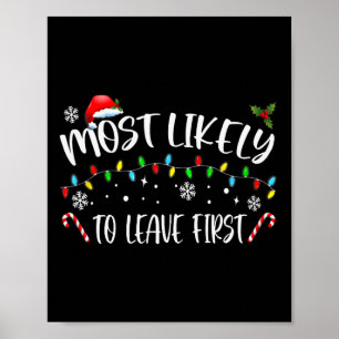 Poster Mais Propenso a Sair Primeiro Conjunto de Natal da