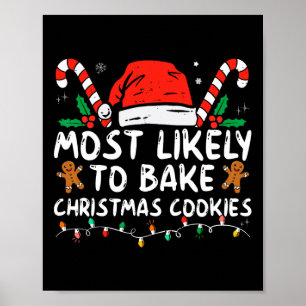 Poster Mais Provável A Assar De Biscoitos De Natal