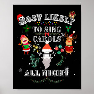 Poster Mais Provável A Cantar Caróis A Noite Toda Engraça