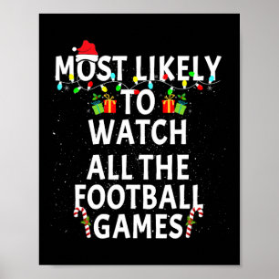 Poster Mais Provável Assista Futebol Da Família Natal M