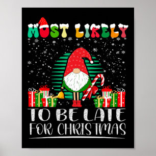 Poster Mais Provável De Chegar Atrasado No Natal Família 