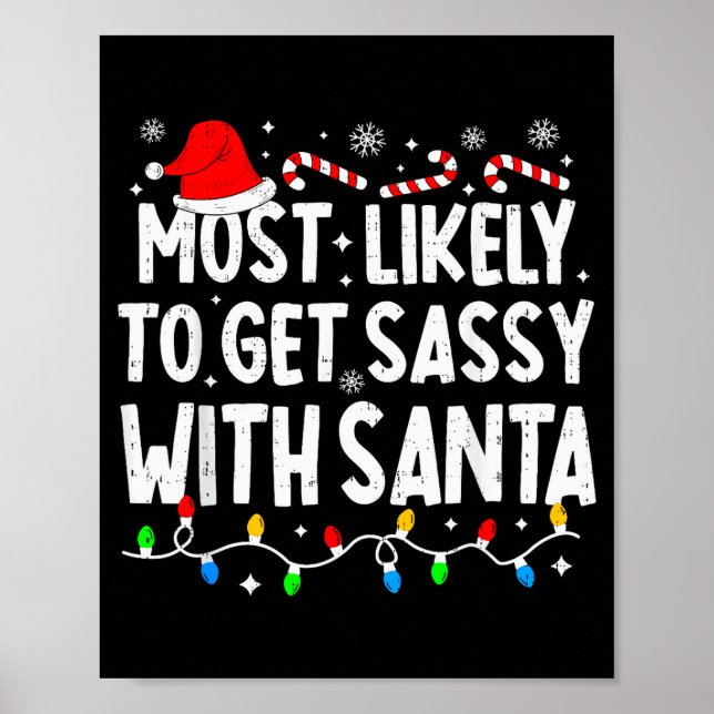Poster Mais Provável De Se Dar Bem Com O Papai Noel Camis (Frente)