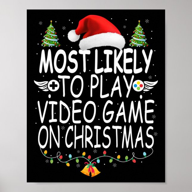 Poster Mais Provável É Jogar Vídeo Em Boys De Natal A (Frente)