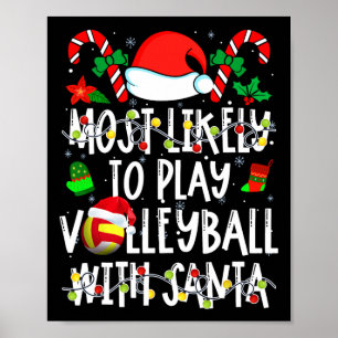Poster Mais Provável Joga Voleibol Com Esportes De Papai