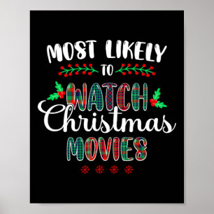 Poster Mais Provável Para Assistir Filmes De Natal Engraç