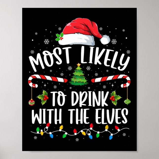 Poster Mais Provável Para Beber Com O Elfos - Bebendo C (Frente)