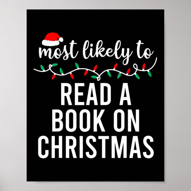 Poster Mais Provável Para Camisas De Natal Que Correspond (Frente)