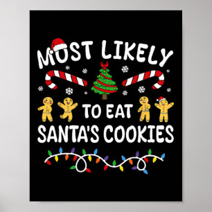 Poster Mais Provável Para Comer Famílias De Natal De Cook